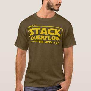 De Overstroming van de stapel met u wijdt programm T-shirt