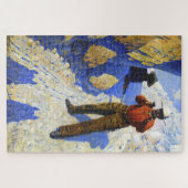 De Overval (De hinderlaag) 1903 William R. Leigh Legpuzzel (Horizontaal)