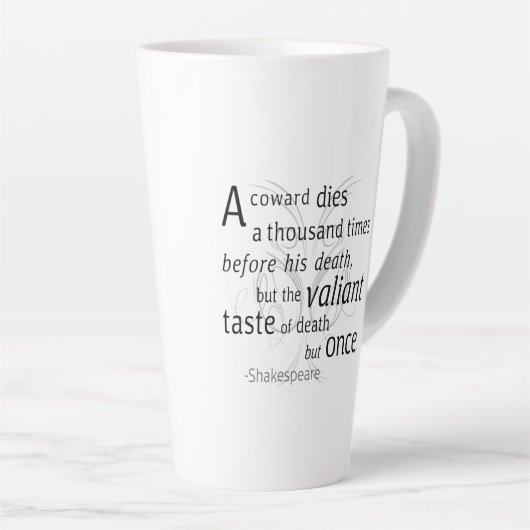 De overvaller sterft maar eens Shakespeare Latte Mok (Rechterhoek)