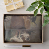 De overweging van Kittens door Carl Reichert Tissuepapier (Geschenk)