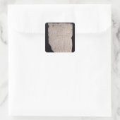 De overwinning van Constantijn de Grote op Vierkante Sticker (Tas)