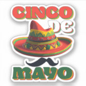 DE OVERWINNING VAN MEXICO. STICKER (Voorkant)