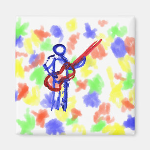 De overzichtscijfer van de Speler van de pas rood Magneet