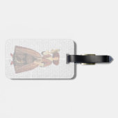 De Owl Lady Bagagelabel (Achterkant horizontaal)