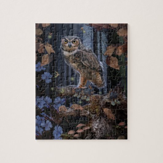 De owl puzzle legpuzzel (Verticaal)
