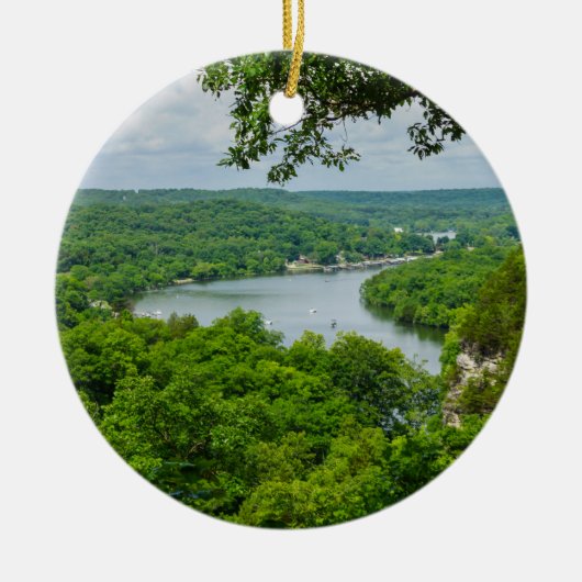De Ozarks Keramisch Ornament (Voorkant)