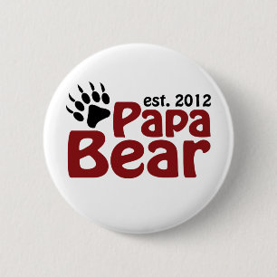 de pa draagt klauw 2012 ronde button 5,7 cm