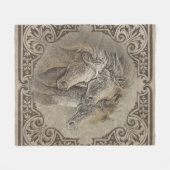 De paarden fleece deken (Voorkant (Horizontaal))