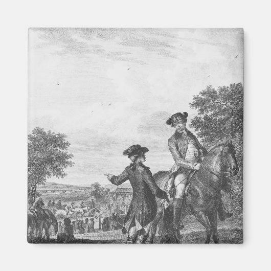 De paardenrace magneet (Voorkant)