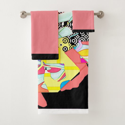 De paardenras + zwart bad handdoek (Insitu)