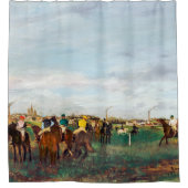 De paardenrennen, Edgar Degas Douchegordijn (Voorkant)