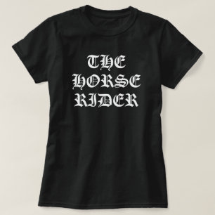 De paardenruiter die koppels matcht t-shirt