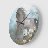 De paardenwandklok grote klok (Hoek)