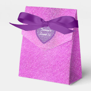 De paars en het Roze schitteren de Zoete Doos van Bedankdoosjes