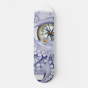 De Paars van de octopus en van het Kompas Skateboard