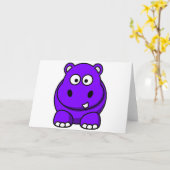 De Paars van Hippo Kaart (Gele Bloem)