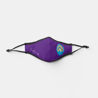 De Paarse Aangepaste Kleur van de school Logo Gepe Premium Mondkapje