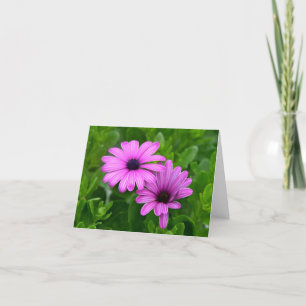 De Paarse Bloem van Notecard Kaart