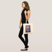 De Paarse diepte - Canvas tas (Voorkant (model))