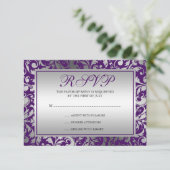 De paarse en Zilveren Kaart van de Reactie van de (Staand voorkant)