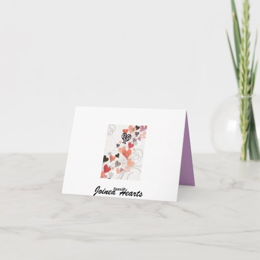 De paarse Hydrangea hortensia dankt u kaardt Bedankkaart (Achterkant)