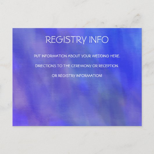 DE PAARSE KAART VAN DE INFORMATIE VAN DE WATERVERF (Voorkant)