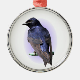 De Paarse Martin Metalen Ornament