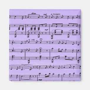 De paarse Muziek van het Blad Magneet