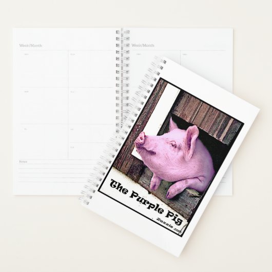 De Paarse varkensplankenlaptop Planner (Display)