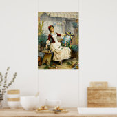 De paaseieren, mooi  schilderij poster (Keuken)