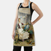 De paaseieren, mooi schilderij schort (Insitu)