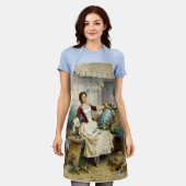 De paaseieren, mooi schilderij schort (Gedragen)