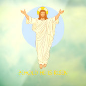 De paasheropleving van Jezus Behold is ontwricht Raamsticker (Vel 3)