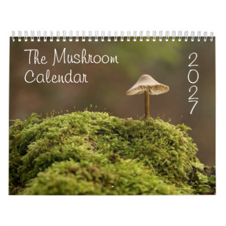 De Paddenstoelenkalender voor 2027 Mooie Foto's Kalender