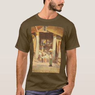 De Pagoda steekt Rangoon Yangon uit het boek x27 T-shirt