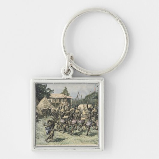 De Pai-Pi-Bri bij de Jardin d Acclimatation Sleutelhanger (Voorkant)