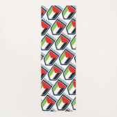 De Palestijnse en Palestijnse vlag Gepersonaliseer Yogamat (Achterkant)