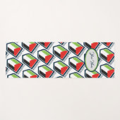 De Palestijnse en Palestijnse vlag Gepersonaliseer Yogamat (Voorkant (horizontaal))