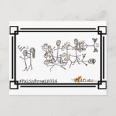 De Palin Brawl, van Jeanne Devon Briefkaart (Voorkant)