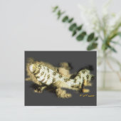 De Paling van de sneeuwvlok Briefkaart (Staand voorkant)