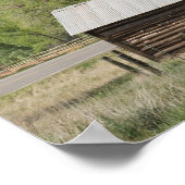 De palisade en de pioneer Cabin Poster (Hoek)