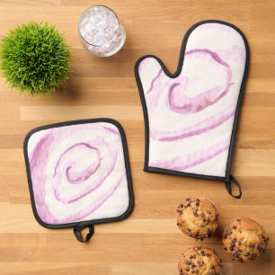 De palm die je beschermt tegen de hitte ovenwant & pannenlap set