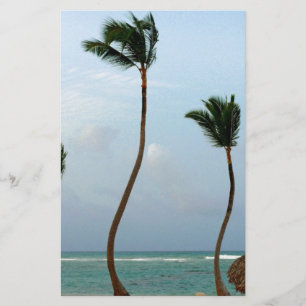 De Palm van het strand Briefpapier
