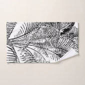 De palmboom verlaat  Retro Abstract Patroon Bad Handdoek (Handdoek)