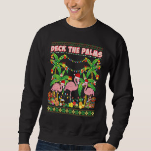 De Palms Merry Flamingo Kerstmis lomp Trui
