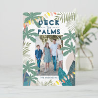 De Palms Tropical Holiday-fotokaart decimeren