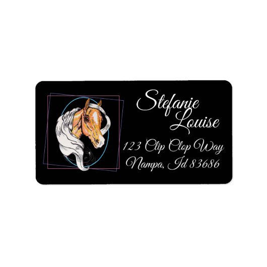 De Palomino (zwart) Etiket (Voorkant)