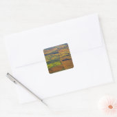 De Palouse van Steptoe Butte, Colfax, Vierkante Sticker (Envelop)