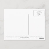 De pan van Hamgee's snurd Briefkaart (Achterkant)