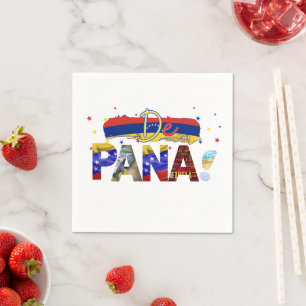 De Pana Venezuela Slang Venezolaanse cultuurliefhe Servet